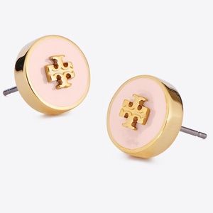 Tory Burch Kira Enameled Circle Earrings